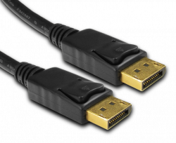 DisplayPort 2m Cable with Locking Connector