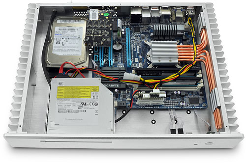 Fanless Media PC internals